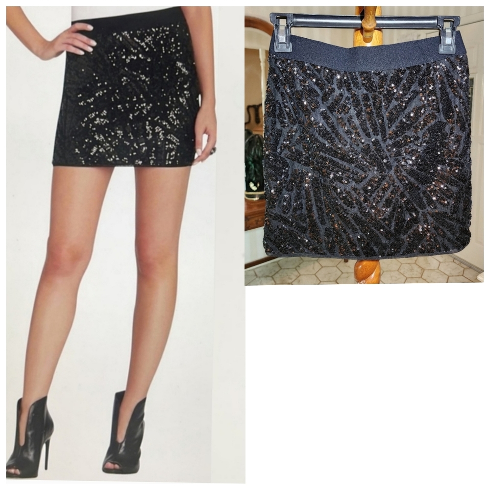 Michael Kors Sequin Mini Skirt
